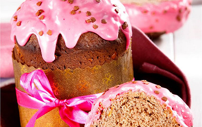 Шоколадный кулич с ромом, корицей, гвоздикой и кардамоном