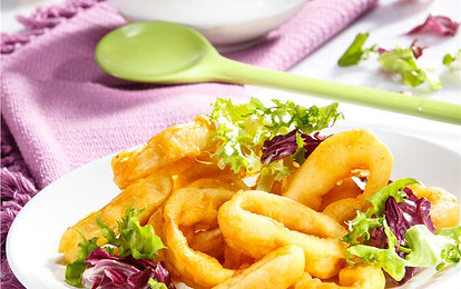 Кальмары в кляре