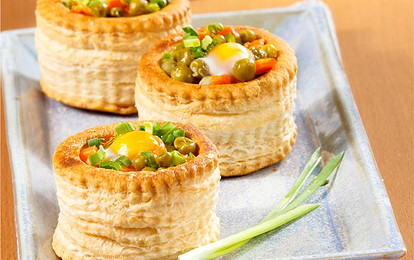 Салат “Птичьи гнезда”