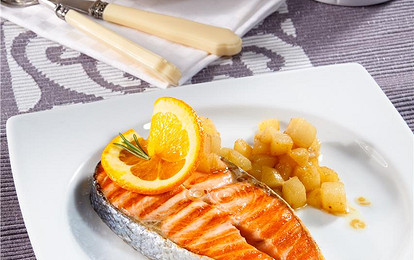 Стейки из лосося