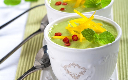 Суп из авокадо по-тайски