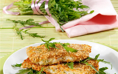 Рыбка в сухарной корочке