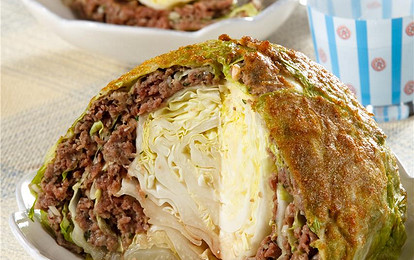 Капуста, фаршировання мясом