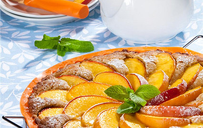 Пирог с нектаринами