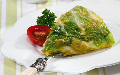 Капустные конвертики с творогом