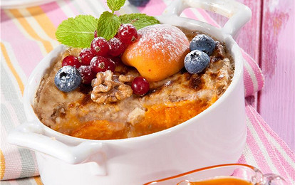 Гурьевская каша с абрикосами