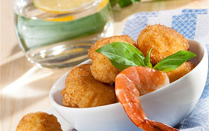 Крокеты с креветками