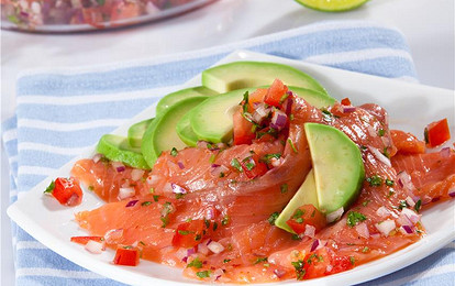Севиче из свежего лосося