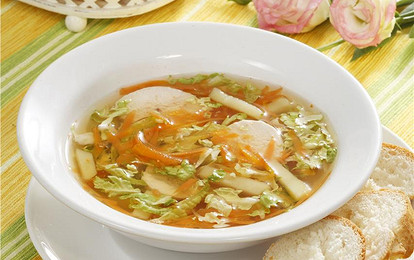 Суп из свежей капусты