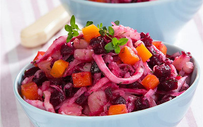 Винегрет с кальмаром