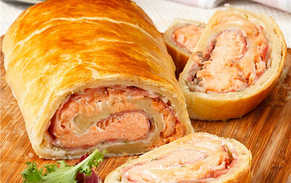 Рулет с семгой