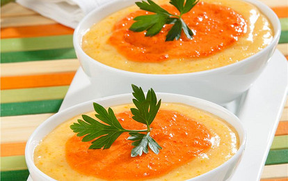 Сырный суп с перцем