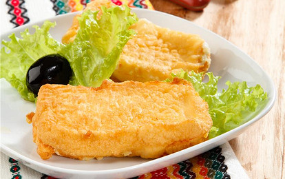 Брынза в панировке