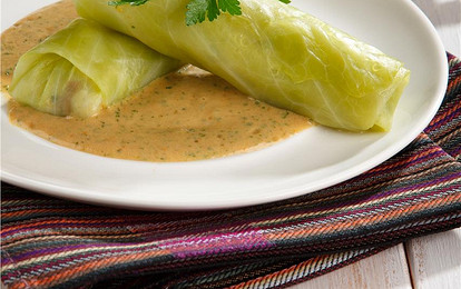 Фанты по-арабски с грибами и рисом