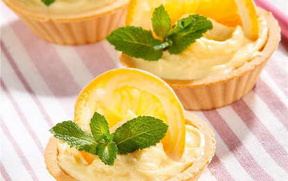 Тарталетки с апельсином