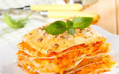 Лазанья с тыквой