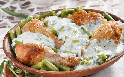 Борани со стручковой фасолью