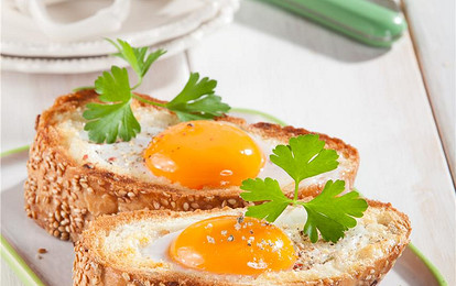 Яичница в хлебе