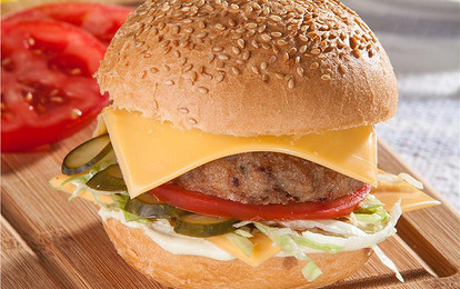 Сэндвич с мясом и сыром