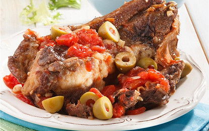 Грудинка с помидорами