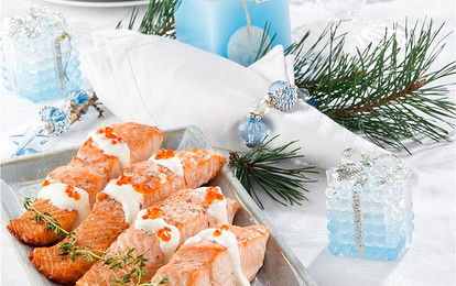 Запеченная семга