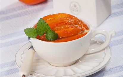 Десерт из хурмы с медом