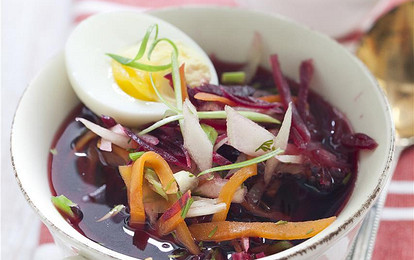 Свекольник с квасом