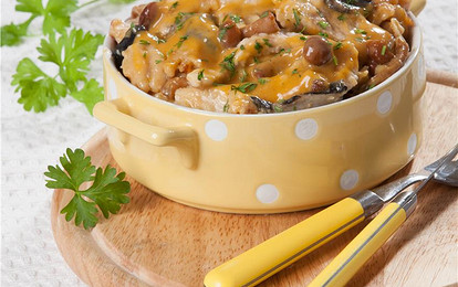 Свинина с грибочками