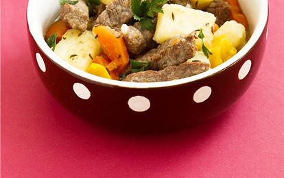 Пикантная телятина с тмином и барбарисом