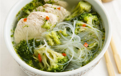 Суп куриный по-азиатски