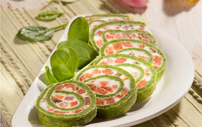 Рулет из шпината