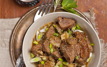 Жаркое из баранины с овощами и пряностями