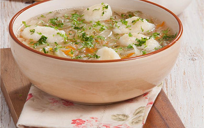 Рассольник с клецками