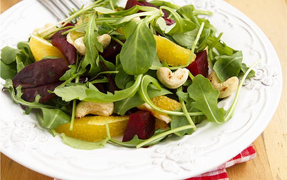 Салат со свеклой и апельсинами