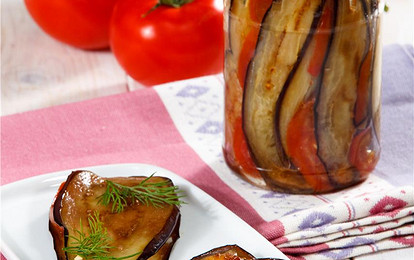 Язычки из баклажанов
