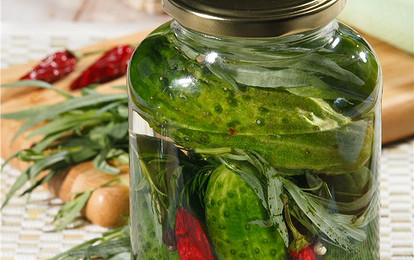 Огурчики с тархуном