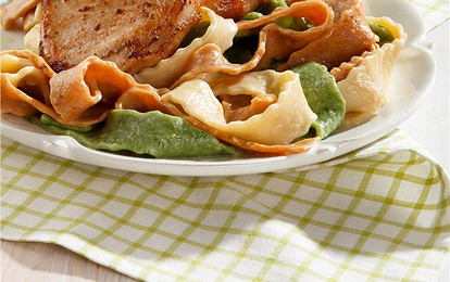 Цветная папарделле