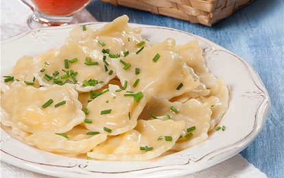 Равиоли с шампиньонами