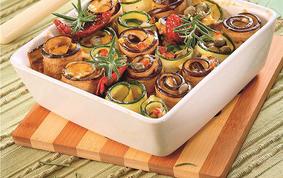 Овощные рулетики