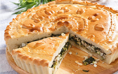Грузинский пирог с тархуном