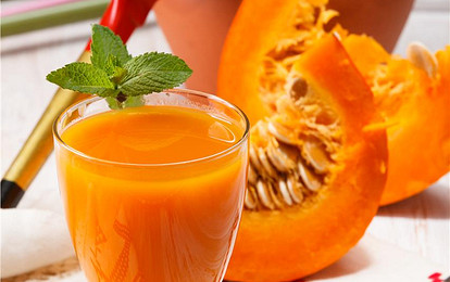 Кисель из тыквы и ревеня