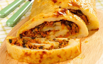 Морковь с грибами