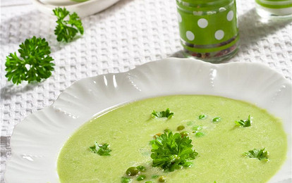 Суп из зеленого горошка