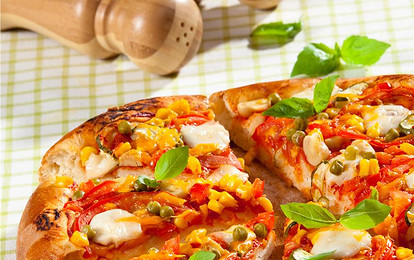 Пицца с соевым сыром