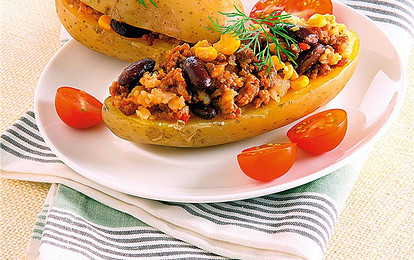 Картофель с начинкой