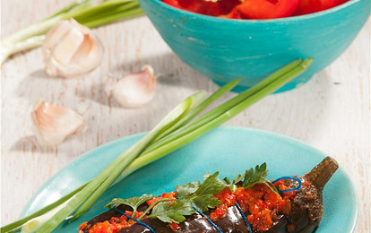 Фаршированные баклажаны