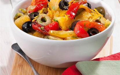 Закуска из печеных перцев