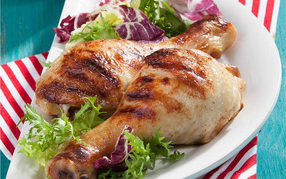 Куриные голени на гриле