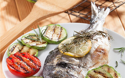 Дорада на гриле