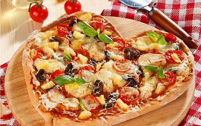 Пицца с грибами